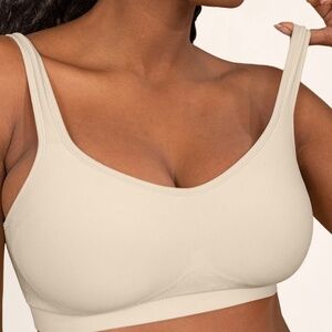 Truekind® Daily Comfort Wireless Shaper Bra, Medium, Chai